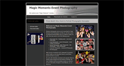 Desktop Screenshot of magicmomentseventphotography.co.uk